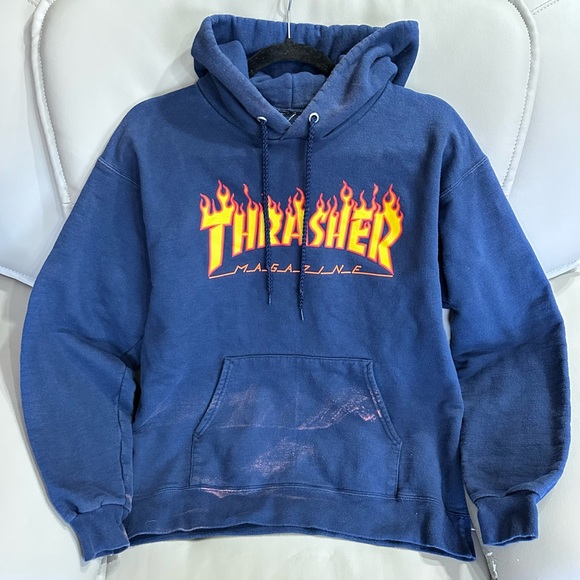 Men’s Thrasher Flame Hoodie size S - Picture 3 of 9